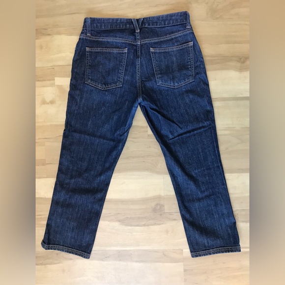 Boden Crop Jeans with Gingham and Stitching Detail, Size US 6R / UK 10R - Picture 11 of 11